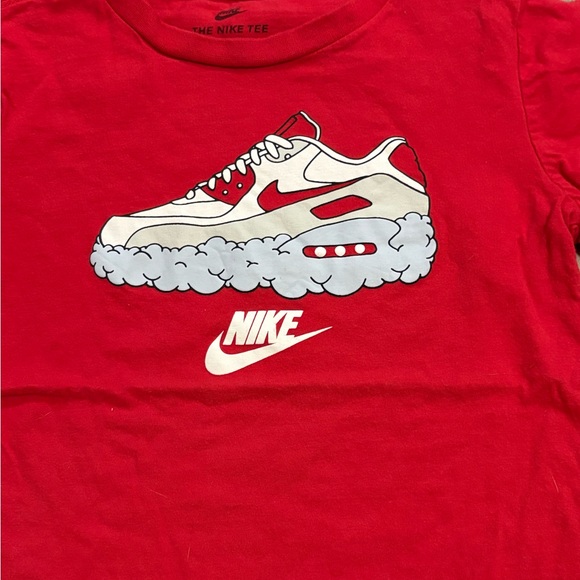 Nike Kids Red Sneaker Graphic Tee - Picture 2 of 4